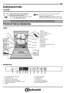 Bedienungsanleitung Bauknecht BIC 3C32 Geschirrspüler