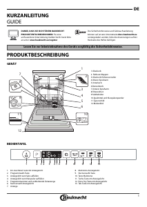Bedienungsanleitung Bauknecht IBIO 3C34 Geschirrspüler
