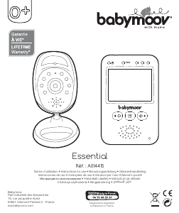 Manual Babymoov A014415 Essential Baby Monitor