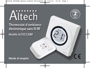 Mode d’emploi Altech ALTHC320RF Thermostat