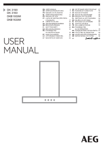 Manual AEG DK3160 Hotă