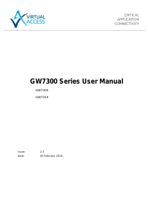 Handleiding Virtual Access GW7300 Router