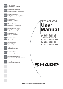 Vadovas Sharp SJ-L1350E0I-EU Šaldytuvas