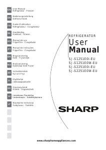 Rokasgrāmata Sharp SJ-S2251E0I-EU Ledusskapis