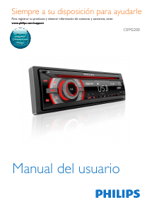 Manual de uso Philips CEM2200 Radio para coche