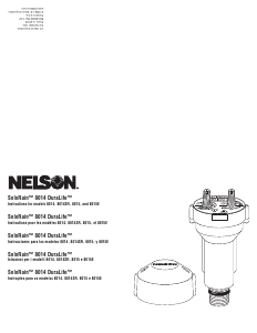 Manual de uso Nelson 8014 SoloRain DuraLife Contador de agua