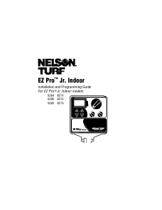 Manual Nelson 8206 EZ Pro Jr. Indoor Water Computer