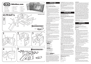 Manual de uso Little Tikes 4139/447A Junior Activity Gym Casa de juguete