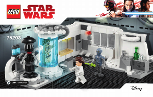 Kullanım kılavuzu Lego set 75203 Star Wars Hoth Hastane Odası