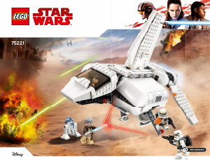 Manuál Lego set 75221 Star Wars Imperiální výsadkový člun