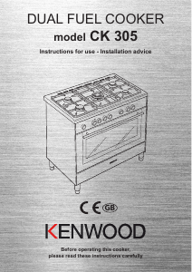 Handleiding Kenwood CK 305 Fornuis