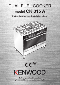 Handleiding Kenwood CK 315 A Fornuis