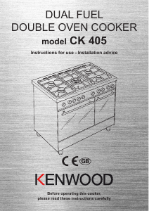 Handleiding Kenwood CK 405 Fornuis