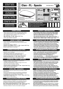 Mode d’emploi Junior Spazio 420 Coffre de toit