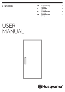 Brugsanvisning Husqvarna QR930X Køleskab