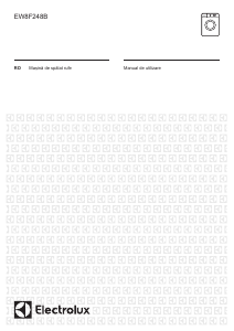 Manual Electrolux EW8F248B Mașină de spălat