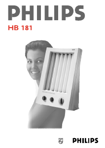 Manual Philips HB181 Sunbed