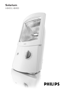 Manual Philips HB400 Sunbed