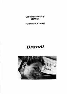 Handleiding Brandt KCV960W Fornuis