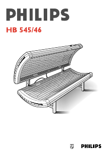 Manual Philips HB545 Sunbed