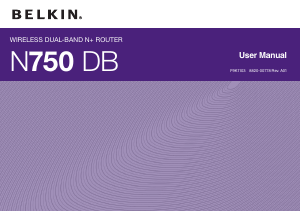 Handleiding Belkin F9K1103 N750 DB Router