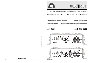 Manuale Audison LR 435 XR Amplificatore auto