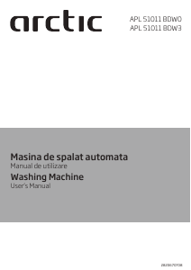 Manual Arctic APL51011BDW0 Mașină de spălat