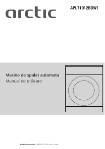 Manual Arctic APL71012BDW1 Mașină de spălat