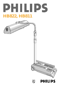 Manual Philips HB811 Sunbed