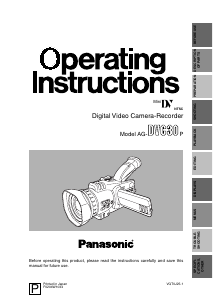 Manual Panasonic AG-DVC30P Camcorder