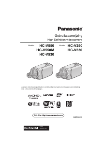 Handleiding Panasonic HC-V230 Camcorder