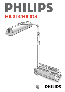 Manual Philips HB824 Sunbed