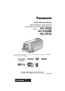 Handleiding Panasonic HC-V510 Camcorder