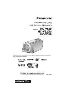 Handleiding Panasonic HC-V520 Camcorder