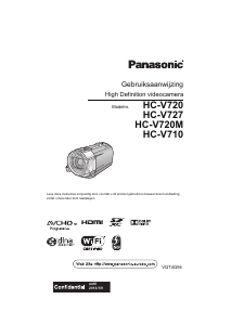 Handleiding Panasonic HC-V720 Camcorder