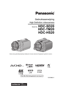 Handleiding Panasonic HDC-HS20 Camcorder