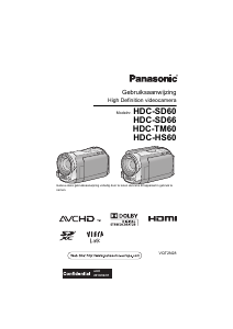 Handleiding Panasonic HDC-SD60 Camcorder