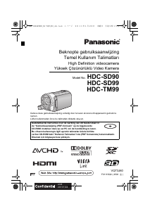 Handleiding Panasonic HDC-SD99 Camcorder