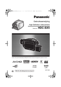 Handleiding Panasonic HDC-SX5 Camcorder