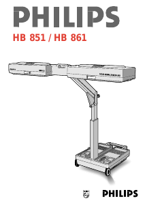 Manual Philips HB851 Sunbed