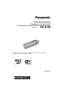 Handleiding Panasonic HX-A1M Camcorder