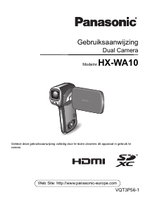 Handleiding Panasonic HX-WA10 Camcorder