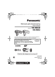 Handleiding Panasonic HX-WA30 Camcorder
