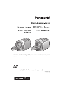 Handleiding Panasonic SDR-H100 Camcorder