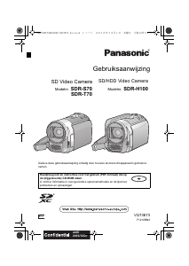 Handleiding Panasonic SDR-S70 Camcorder