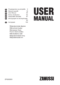 Manual Zanussi ZFG20200WA Microwave