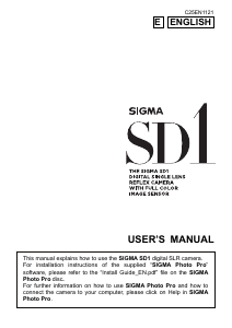 Manual Sigma SD1 Digital Camera