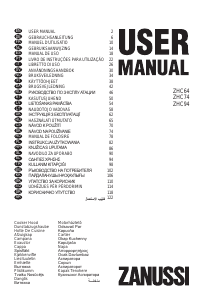 Manual Zanussi ZHC74X Hotă