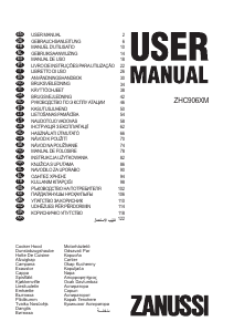 Manual Zanussi ZHC906XM Hotă