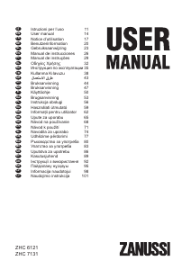 Manual Zanussi ZHC7131X Hotă